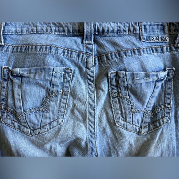 Vintage Big Star Maddie Women’s 19 Mid Rise Boot Cut Jeans - Picture 5 of 7